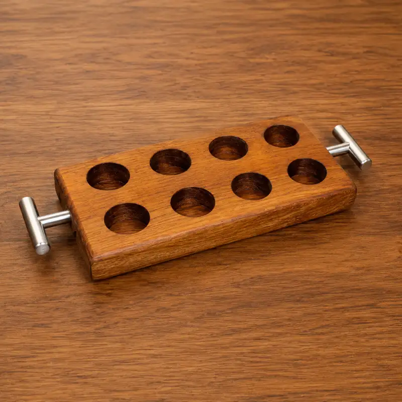Rectangle Shooter Serving Tray 8 Holder